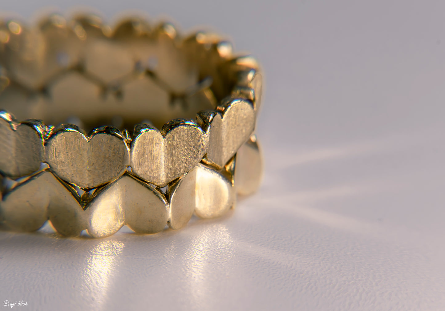 Small Hearts Goldplated Ring