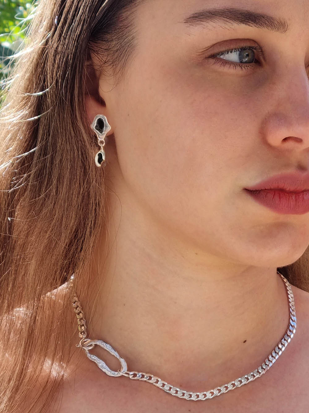 Leopard Dangle Earrings