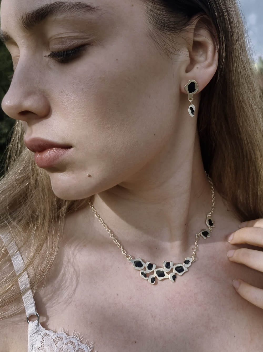 Leopard Dangle Earrings