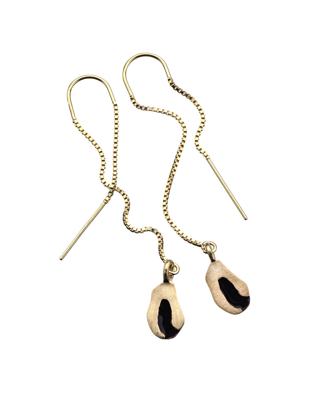 On A Wire Small Leopard Earring