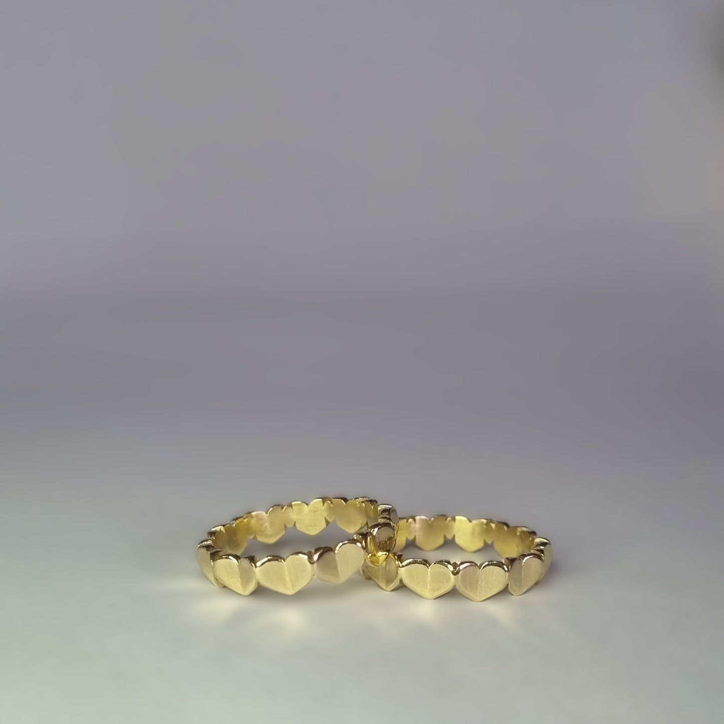 Small Hearts Goldplated Ring