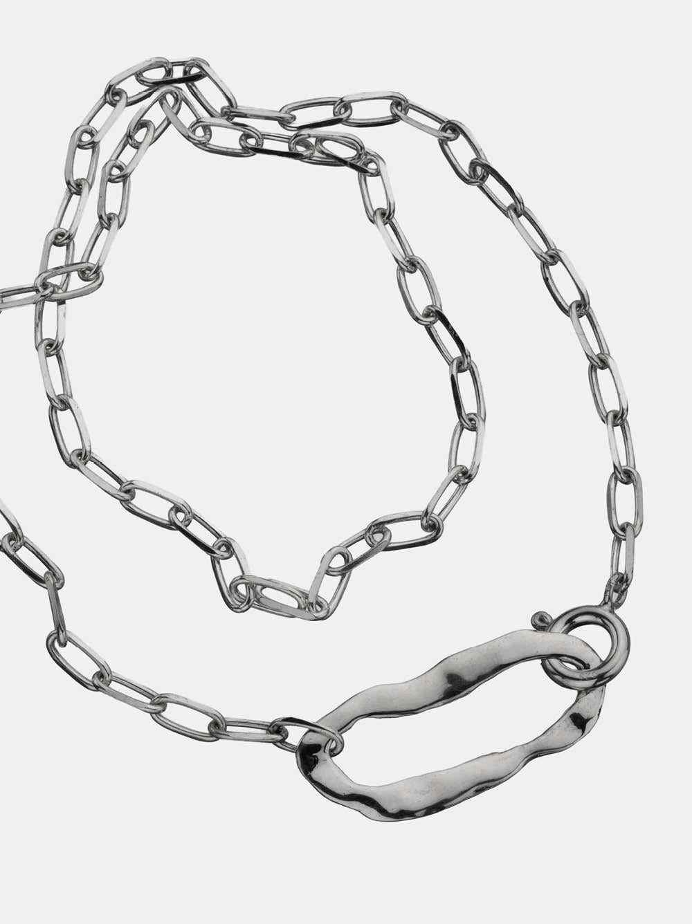 Raw Paperclip Necklace