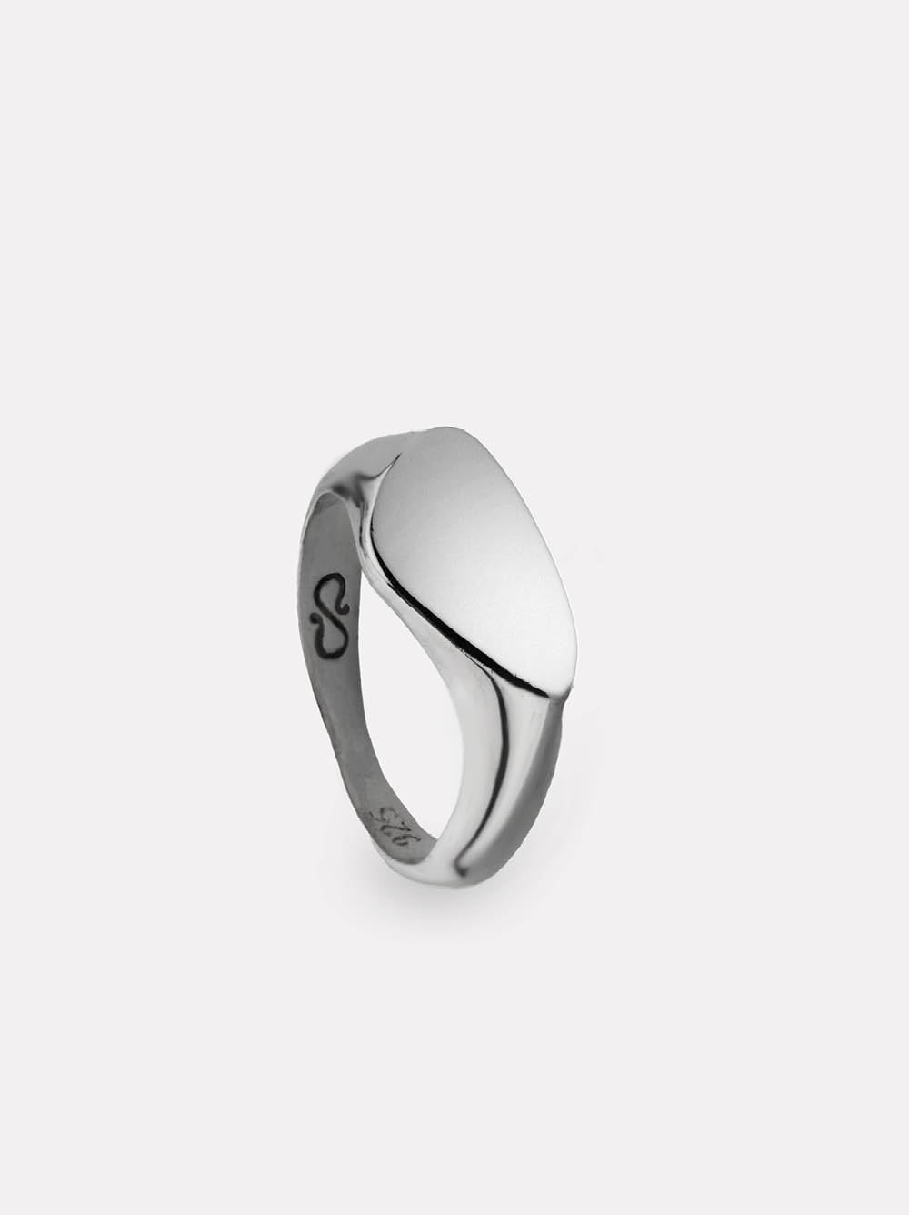 Asymetric Silver Ring