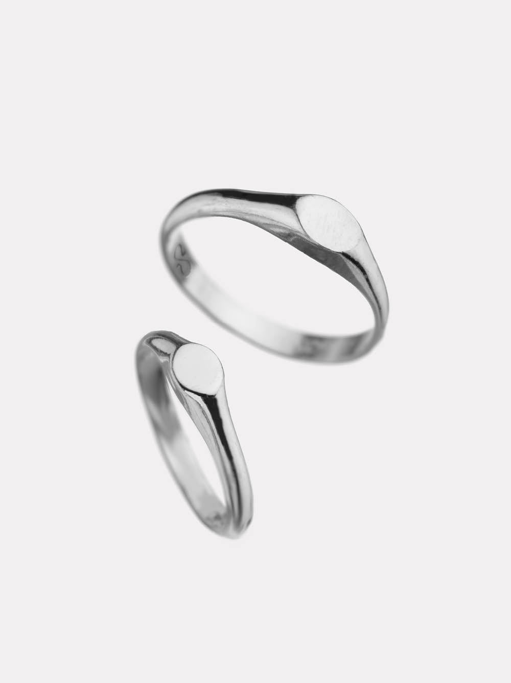 Mini Dot Silver Ring