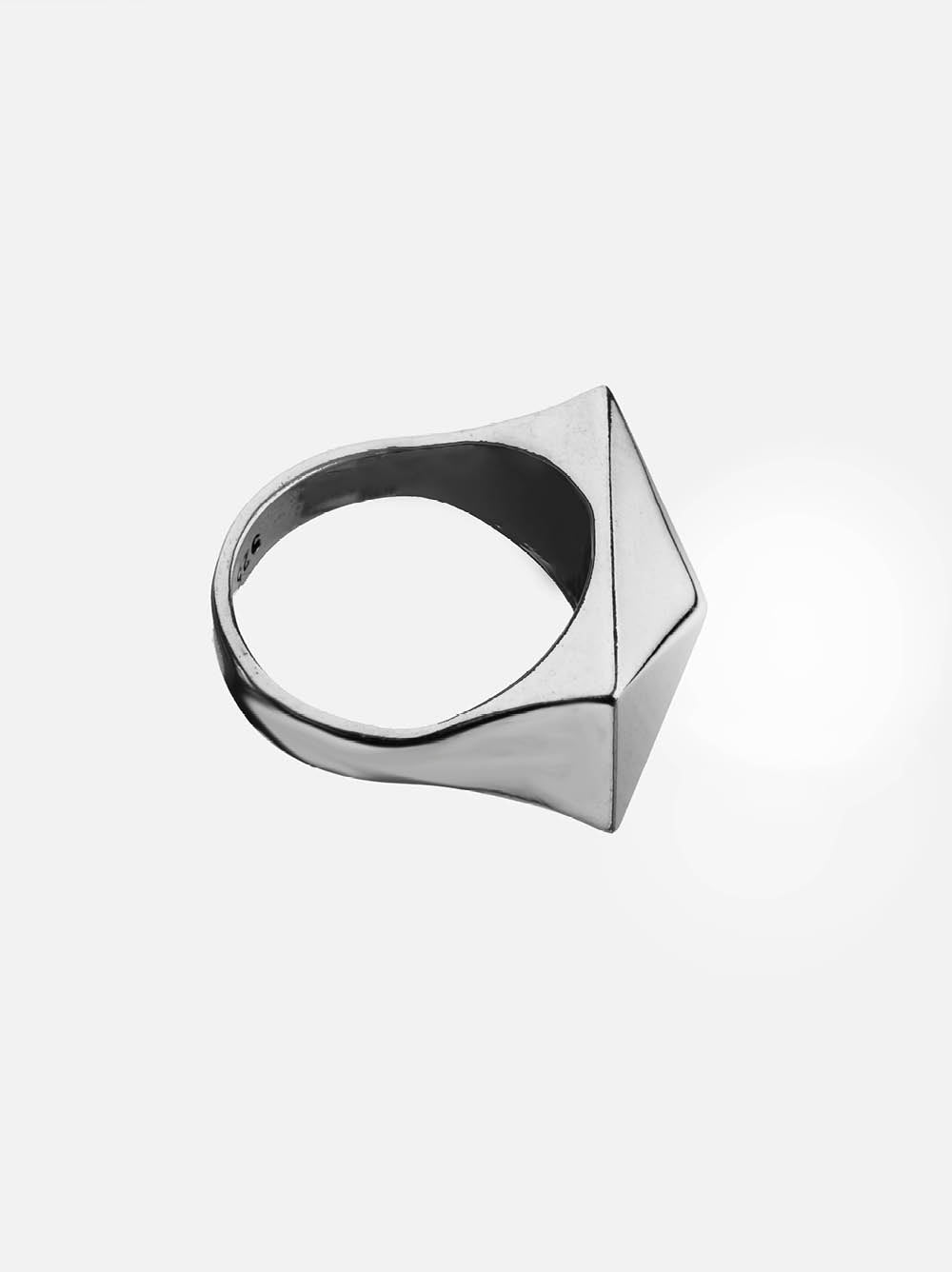 Pyramid Silver Ring