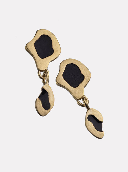 Leopard Dangle Earrings