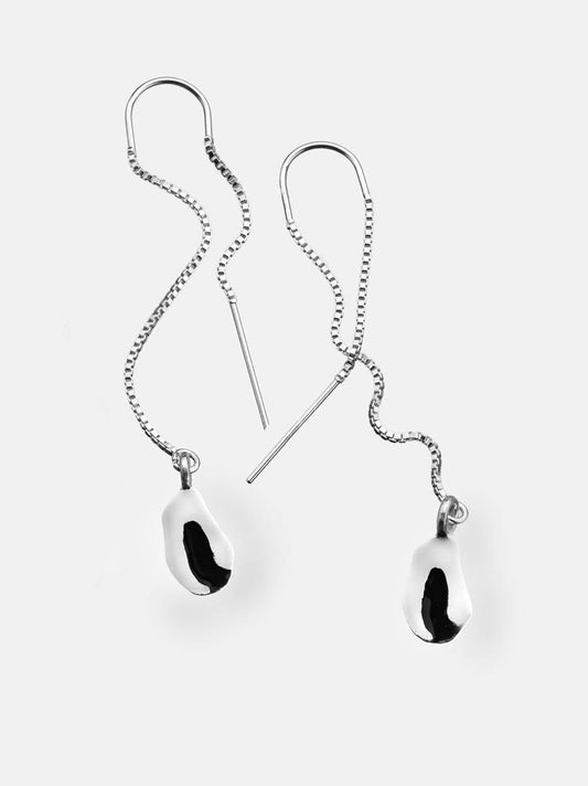 On A Wire Small Leopard Earring