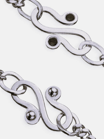 Silver Ball Chain Talyon Necklace