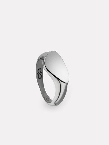 Asymetric Silver Ring