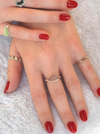 Asymetric Silver Ring