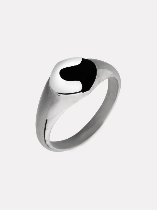 UNISEX Single Leopard Silver Ring